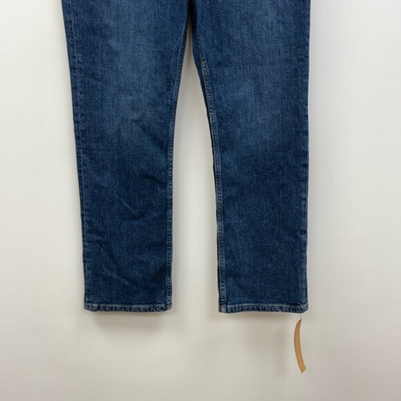 NWT Reformation Julianna Zip Straight Leg Mid-Rise Jeans Medium Wash Denim 28 - Picture 5 of 10